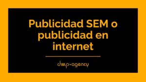Publicidad SEM o publicidad en internet
