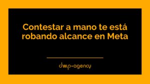 Contestar a mano te está robando alcance en Meta